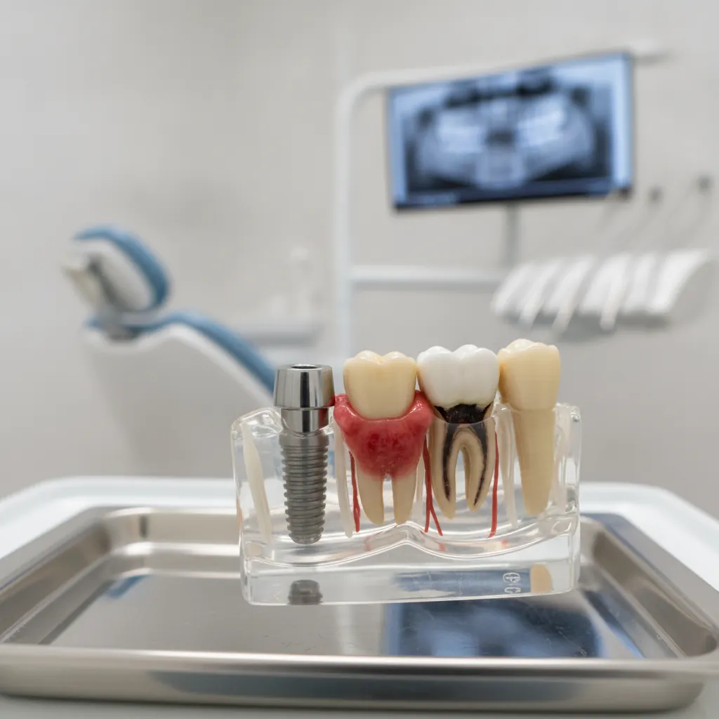 Implante dentário com dente inflamado ou infecção? Caxias do Sul